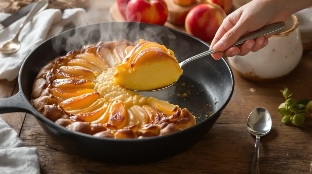 Je prépare ce gâteau aux pommes à la poêle : ultra simple, rapide, sans four et tellement réconfortant