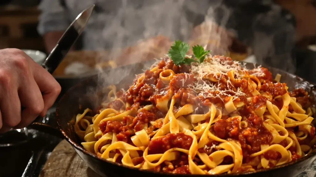 Les vraies pâtes bolognaises ne sont pas des spaghetti : découvrez la recette authentique des tagliatelle al ragù
