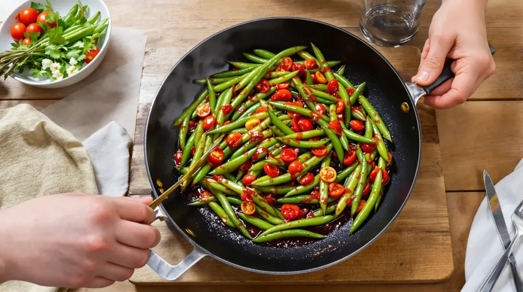 Mieux que la cuisson à l'eau : les haricots verts ont beaucoup plus de goût quand on les cuisine comme ça